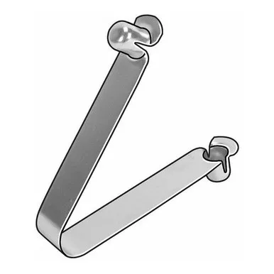 0.375" D x 0.370" H Double End D Style Spring Leg Snap Button, 5 pk.D181