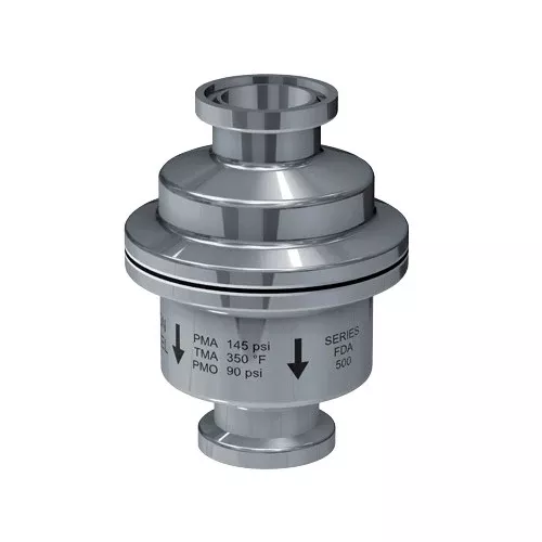 1-1/2" Watson McDaniel FDA510-16-TCNP Thermostatic Clean Steam (Repairable), Stainless Steel Body, 90 PSIG, 5/16" Orifice, TC x NPT