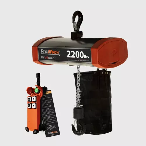 1 Ton Stage Hoist 82 ft 220V 60HZ 3 Phase Wireless and link programable PWV6R2B-1T