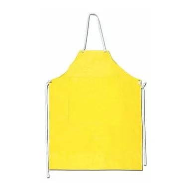 .35Mm Neoprene Nylon Apron, Neoprene-Nylon, Yellow, 45 in, One Size800S4P