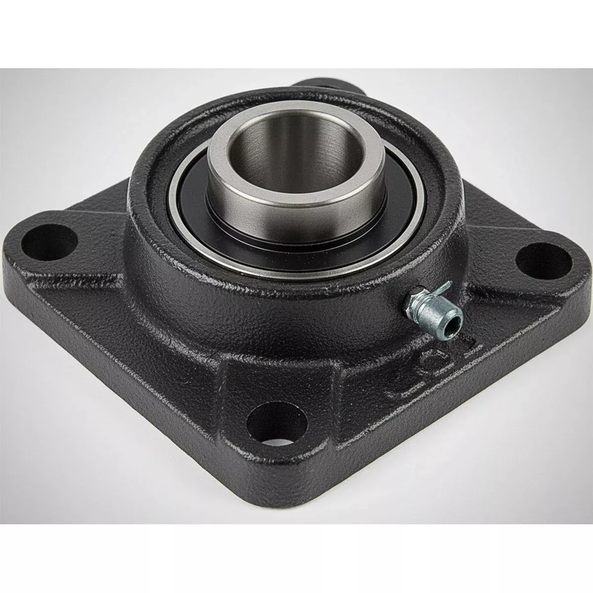 4 HOLE CAST IRON FLANGE WITH 1-1/2" BEARING - SET SCREW LOCK