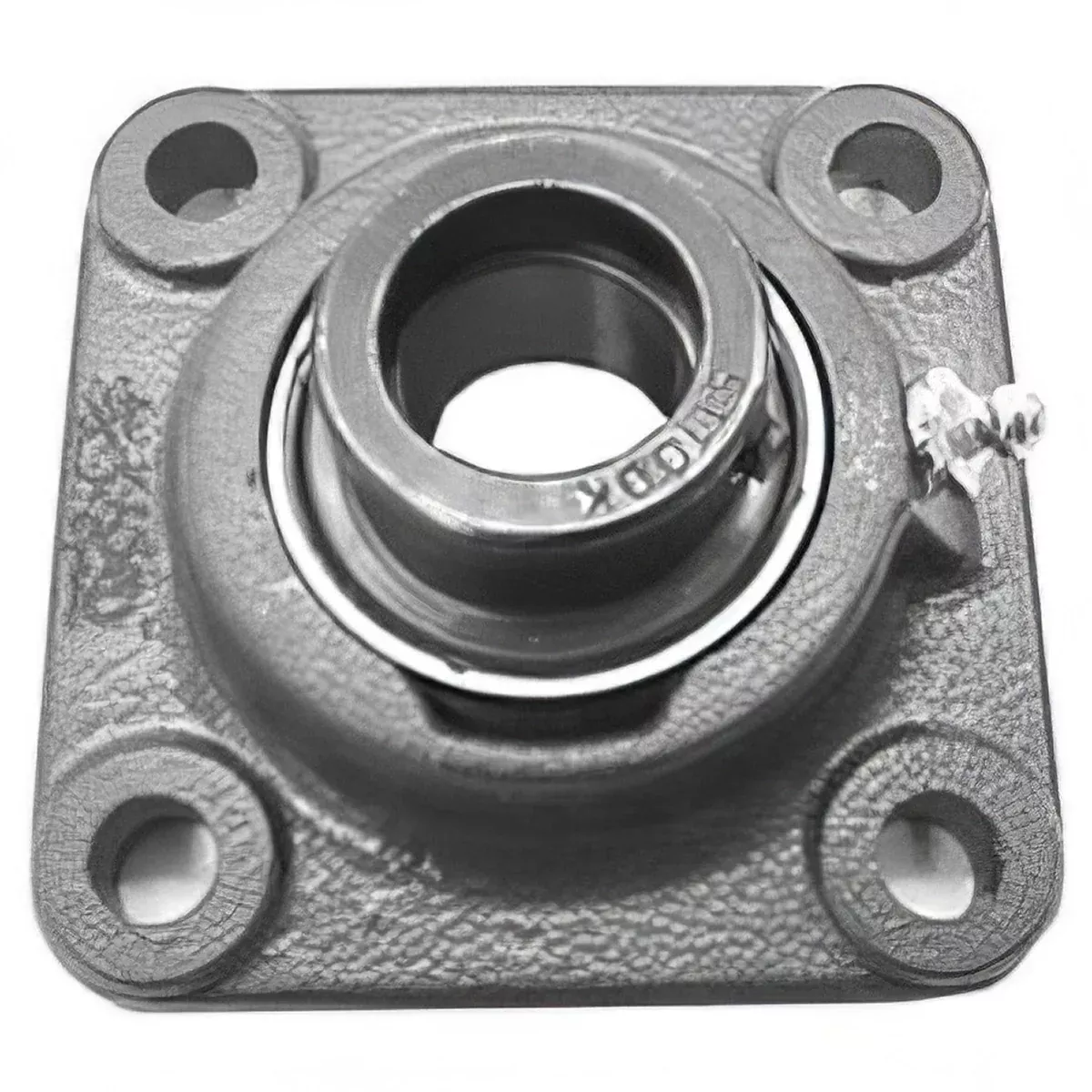4 HOLE CAST IRON FLANGE WITH 2-3/16" BEARING- ECCENTRIC LOCK COLLAR