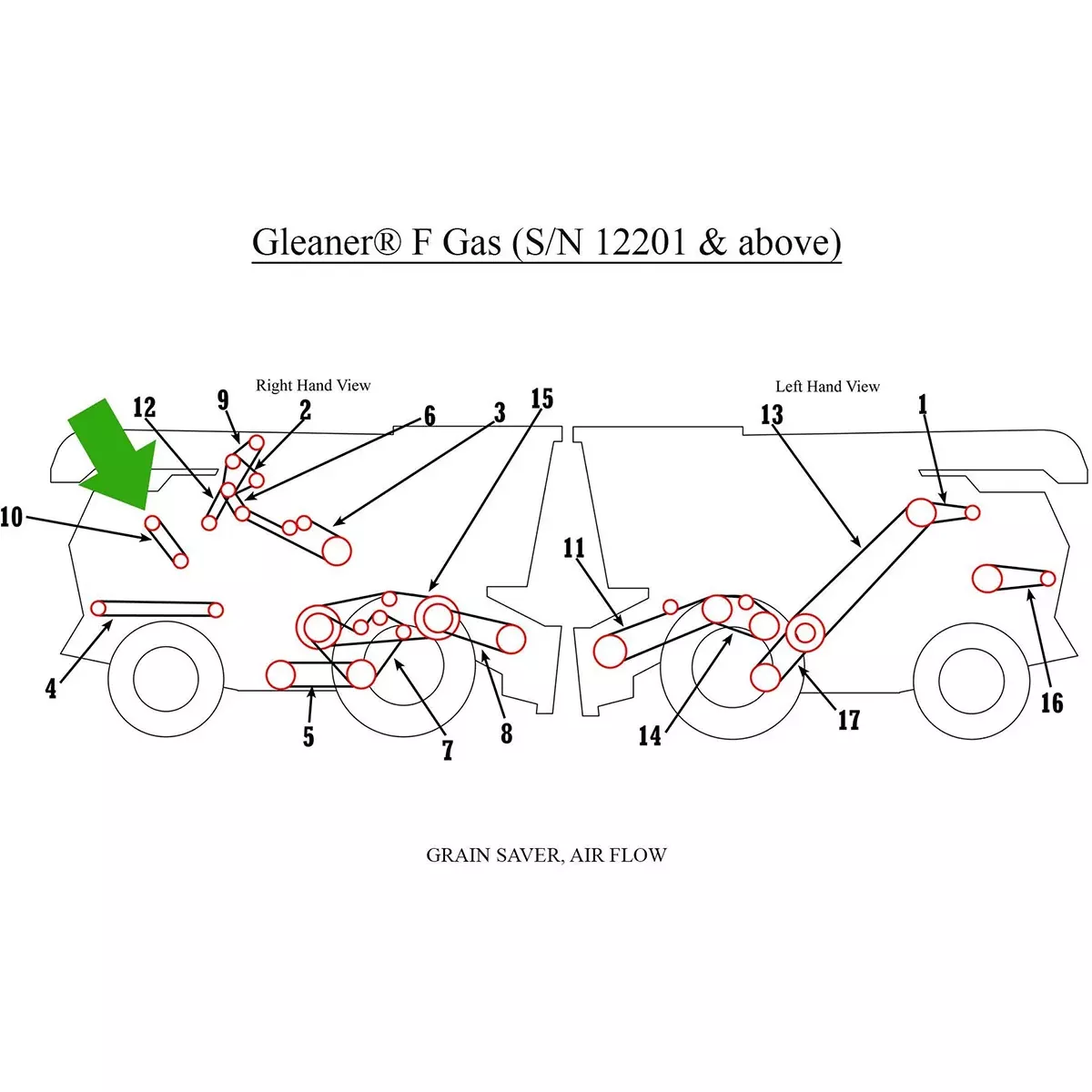 Air Flow Grain Saver Belt for Gleaner E3 | 70563619
