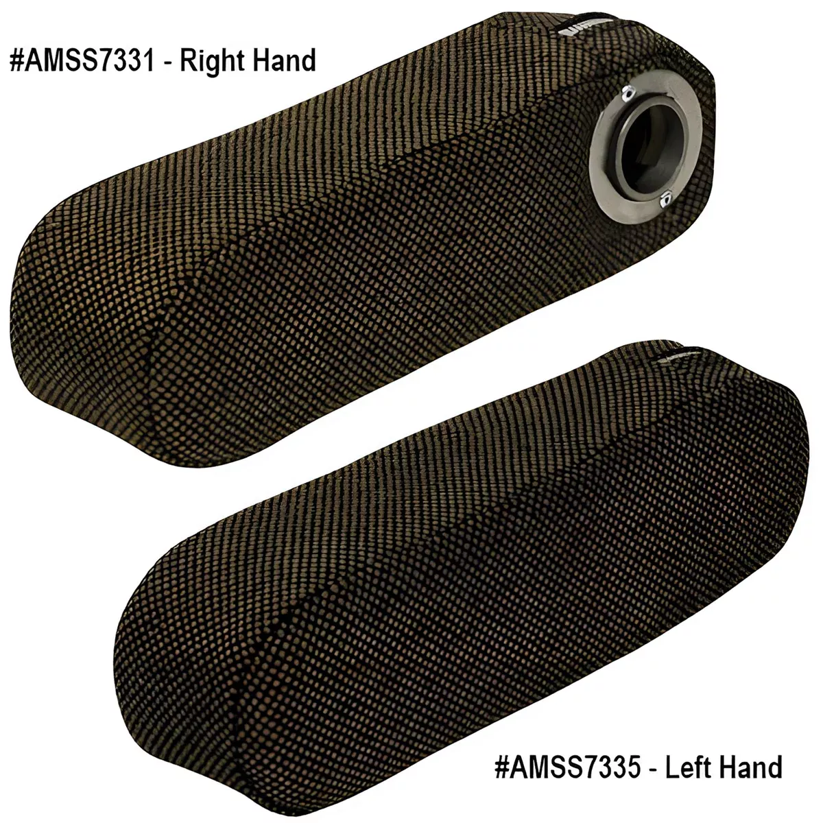 Armrest, Brown Fabric, Right Hand for Case & David Brown, Case IH, International and more 1070, 1090, 1170+ | SS7331
