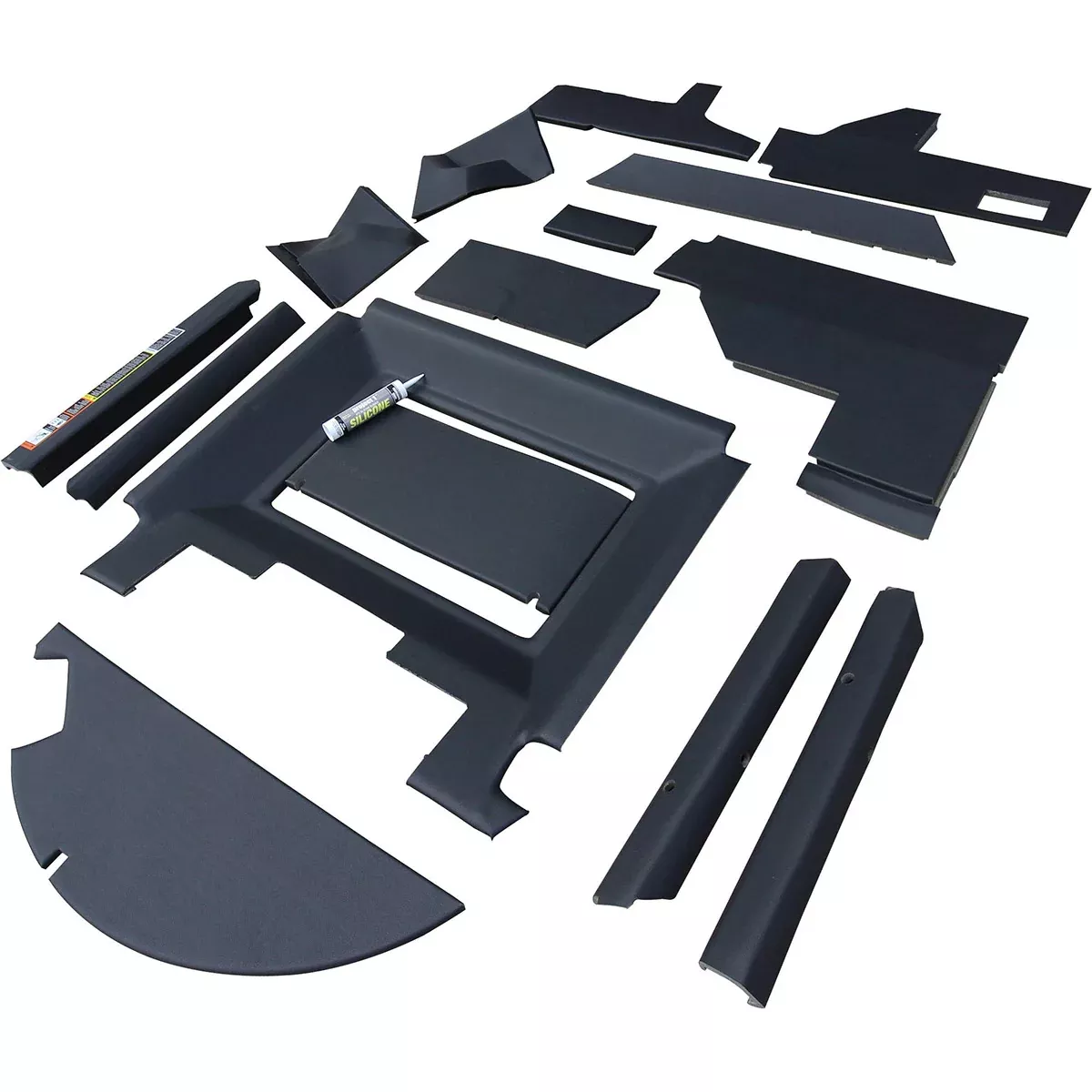 Black Vinyl Qwik Fit Cab Kit for John Deere 4040, 4240+ | AR56683