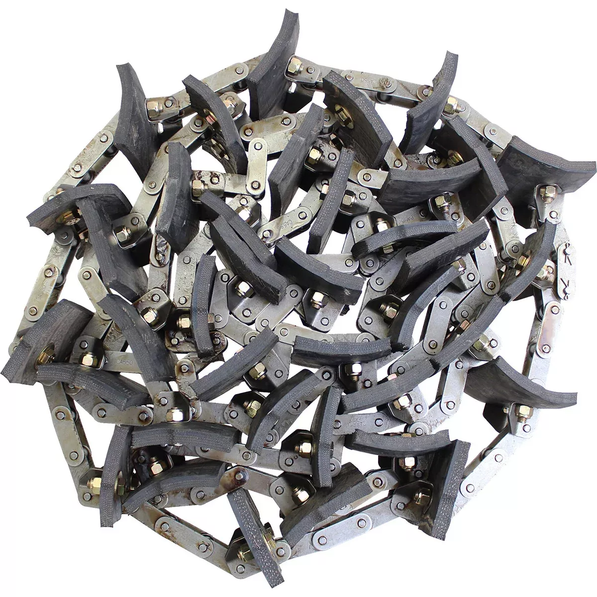 Clean Grain Elevator Chain, Rubber Paddles for Case IH 1680, 1682, 1688+ | 1317482C92