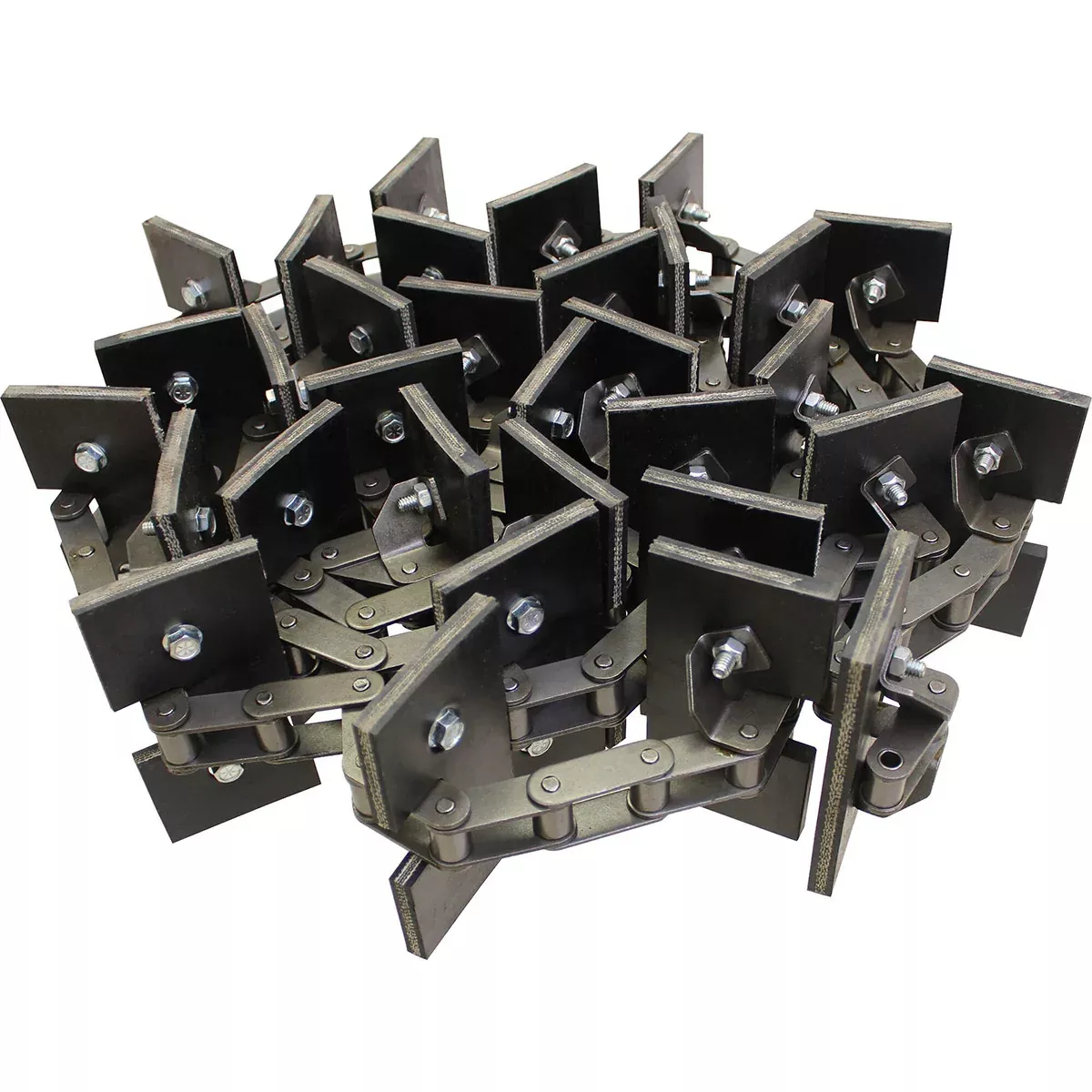 Clean Grain Elevator Chain, Rubber Paddles for John Deere 6600, 6601, 6620+ | X29002