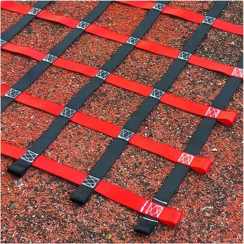 Climbing Cargo Net, Multi-Colored Playground & Ninja Course Accessory, Size: 34 ft (0.91.2 m)