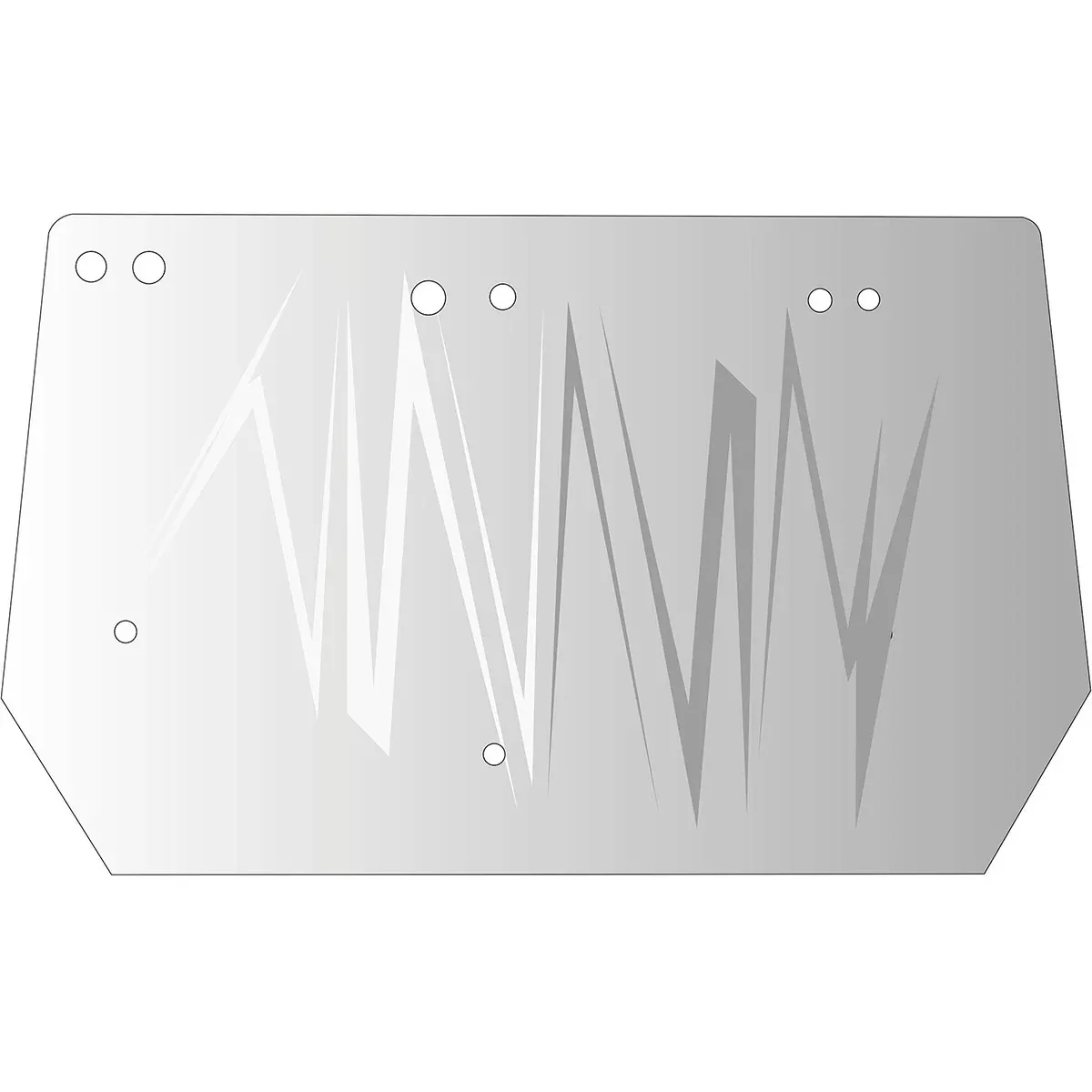 Upper Rear Glass Window for Case IH and New Holland | 82016997