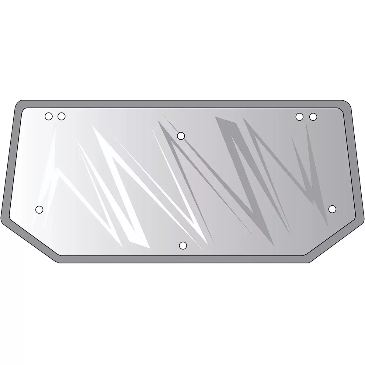 Upper Rear Window Glass for Case IH MXM120, MXM130, MXM140+ | 82014988