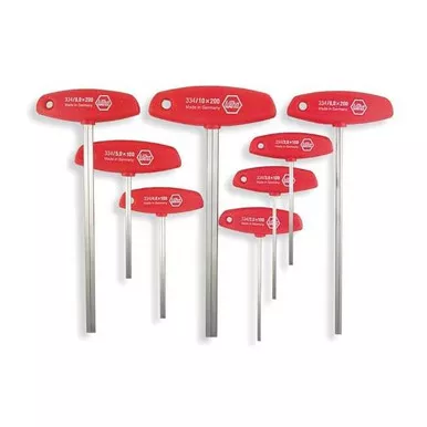 Wiha 8 Piece Metric T-Shape Hex Key Set, 33493 33493