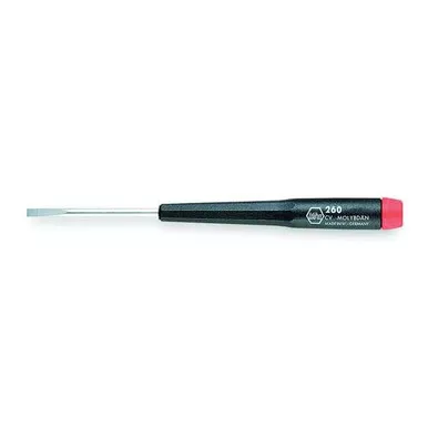 Wiha Prec. Screwdriver, Slotted, 3.0mm x 2 in. 26030