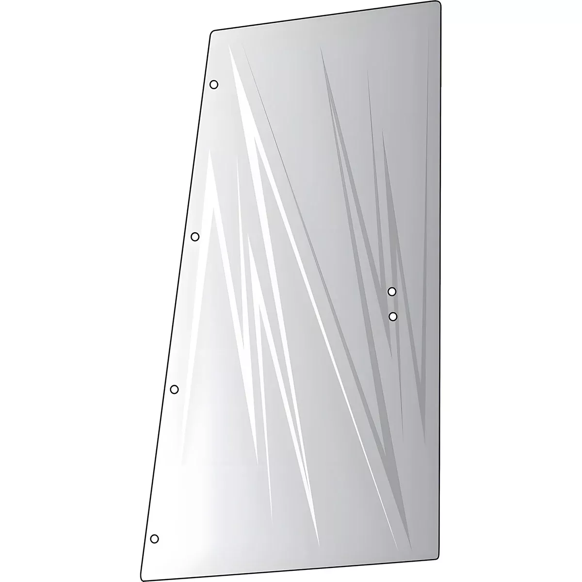 Wing Window Glass for International 1086, 1486, 1586+ | 1250436C2