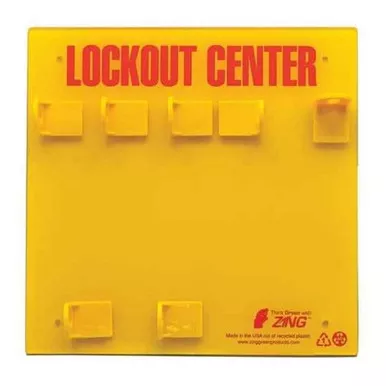 Zing Lockout Board,Unfilled,11-1-2 In H 7113E