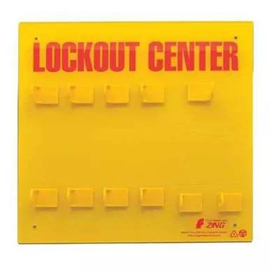 Zing Lockout Board,Unfilled,15 In H 7114E