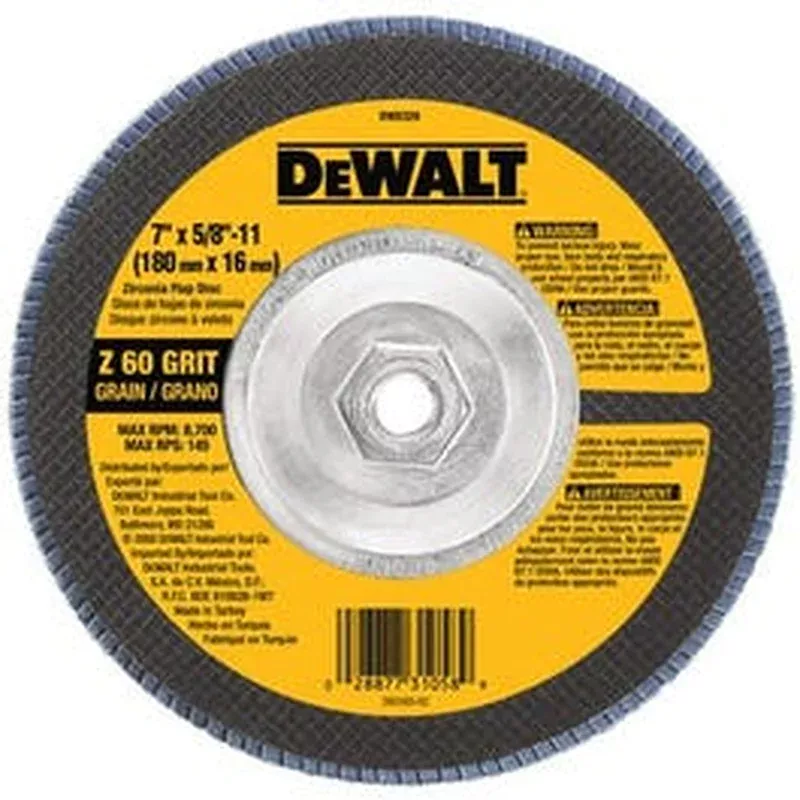Zirconia Flap Disc 60-Grit 7 x 5/8-In.-11